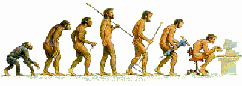 Imagen de la evolución del hombre